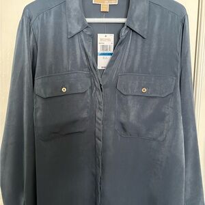 MICHAEL Michael Kors Slate Blue Shirt